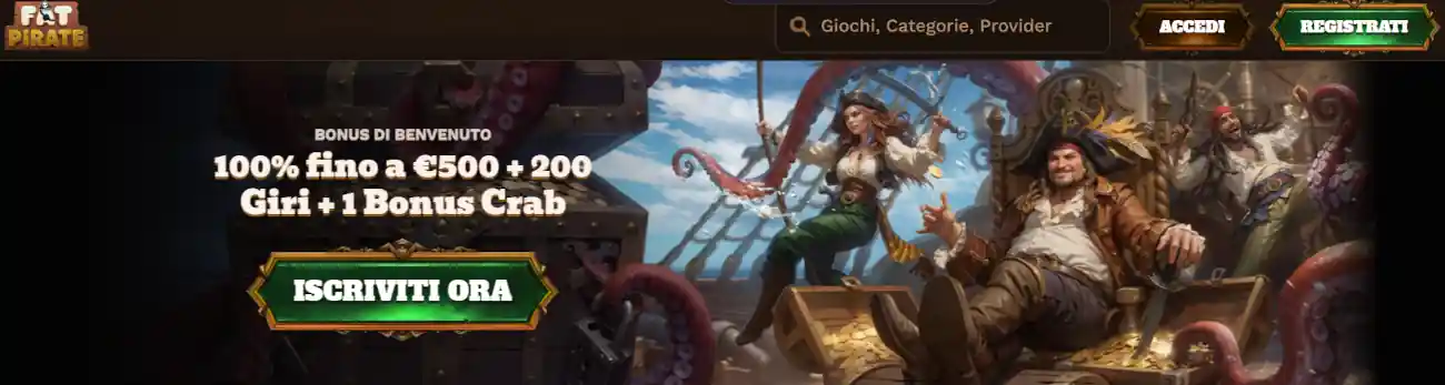 Fat Pirate - casino non AAMS