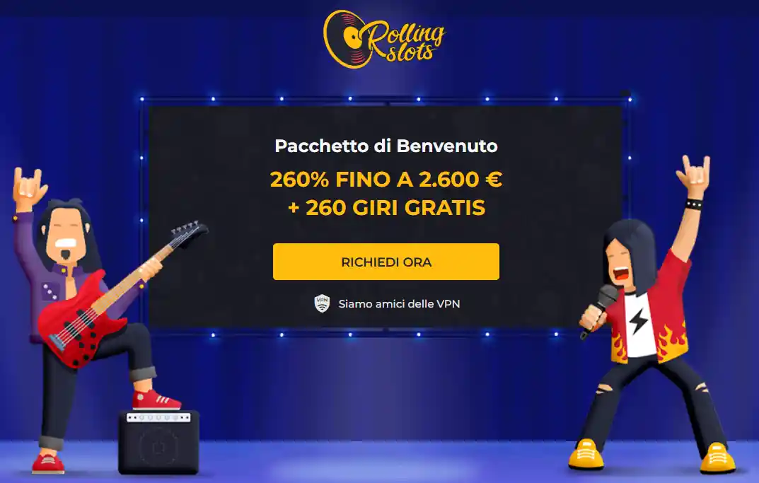 Rolling Slots - casino non AAMS